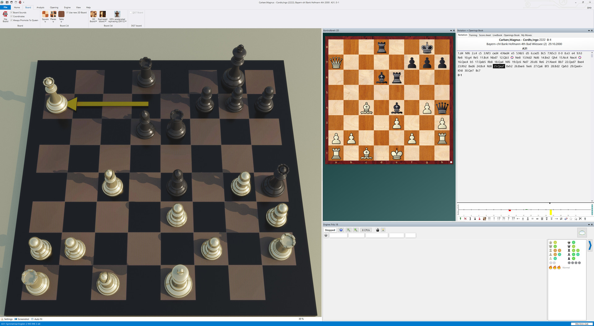 Скриншот: Fritz 18 Steam Edition