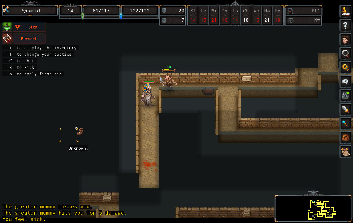 Скриншот 12: ADOM (Ancient Domains Of Mystery)