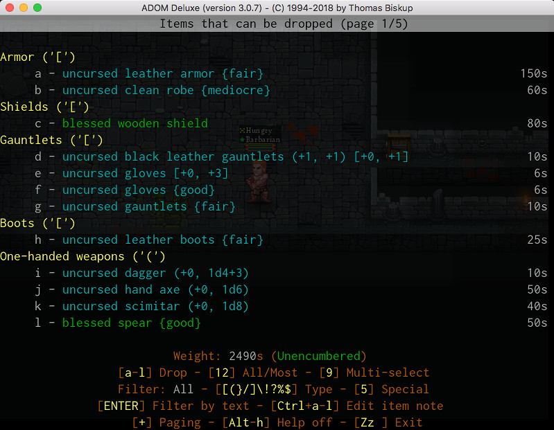 Скриншот 19: ADOM (Ancient Domains Of Mystery)
