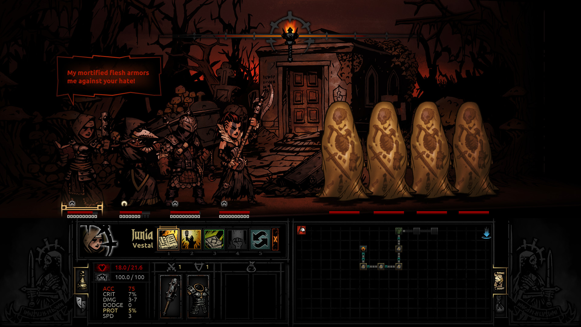Скриншот: Darkest Dungeon®