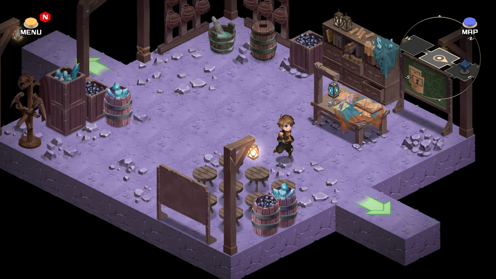 Скриншот: Azure Saga: Pathfinder