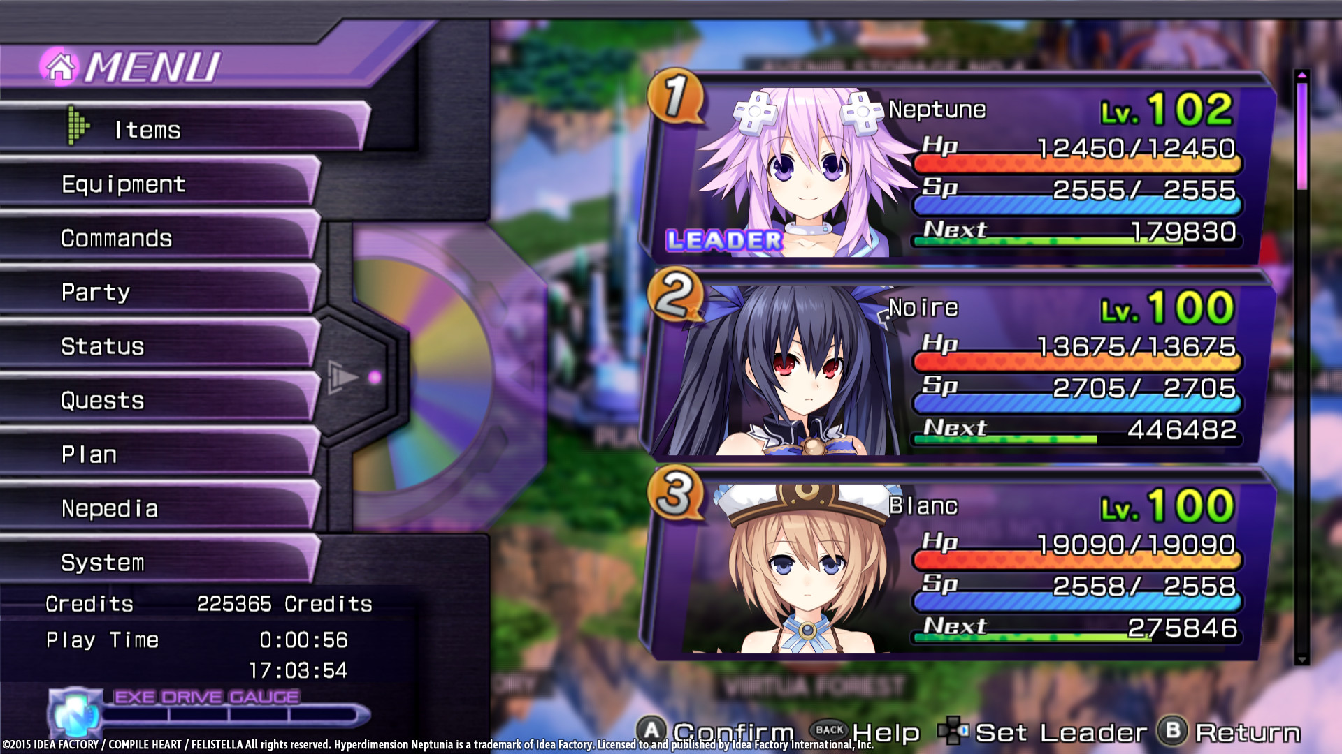 Скриншот 24: Hyperdimension Neptunia Re;Birth1