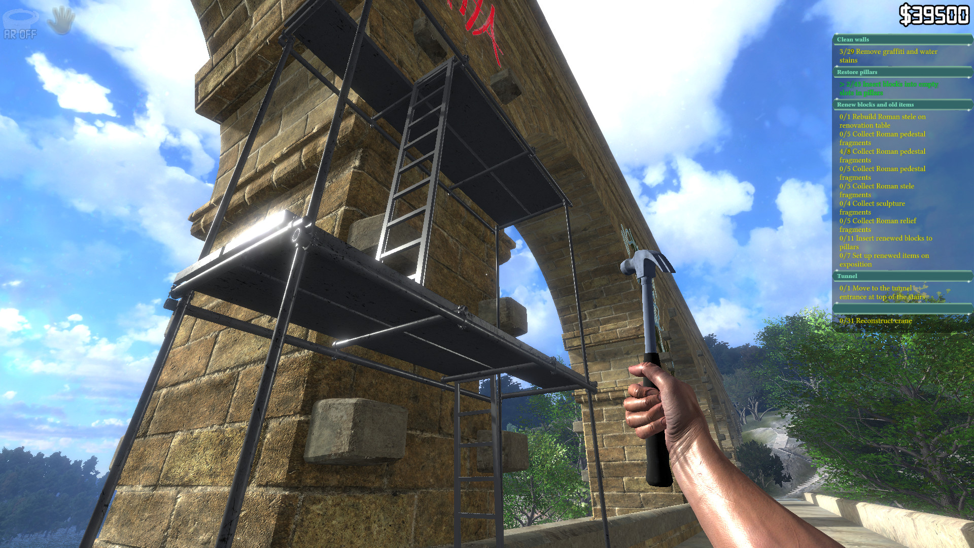 Скриншот: Monuments Renovator