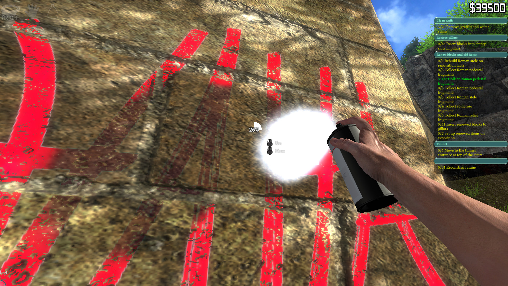 Скриншот: Monuments Renovator