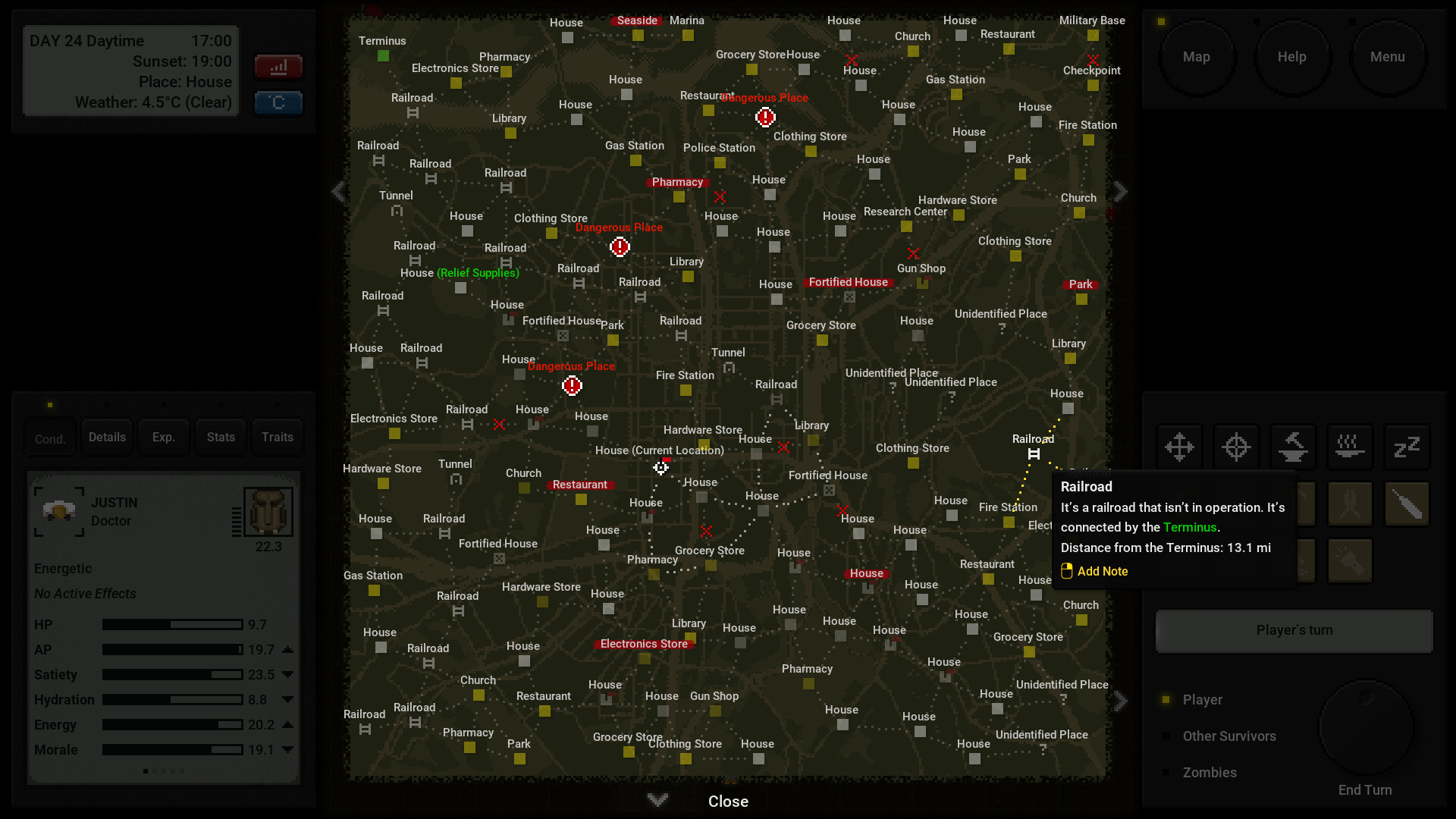 Скриншот: Terminus: Zombie Survivors