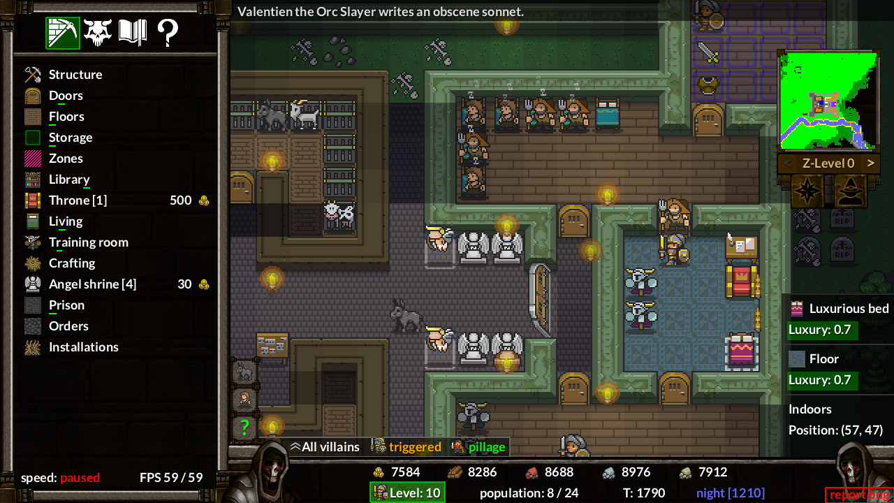 Скриншот: KeeperRL