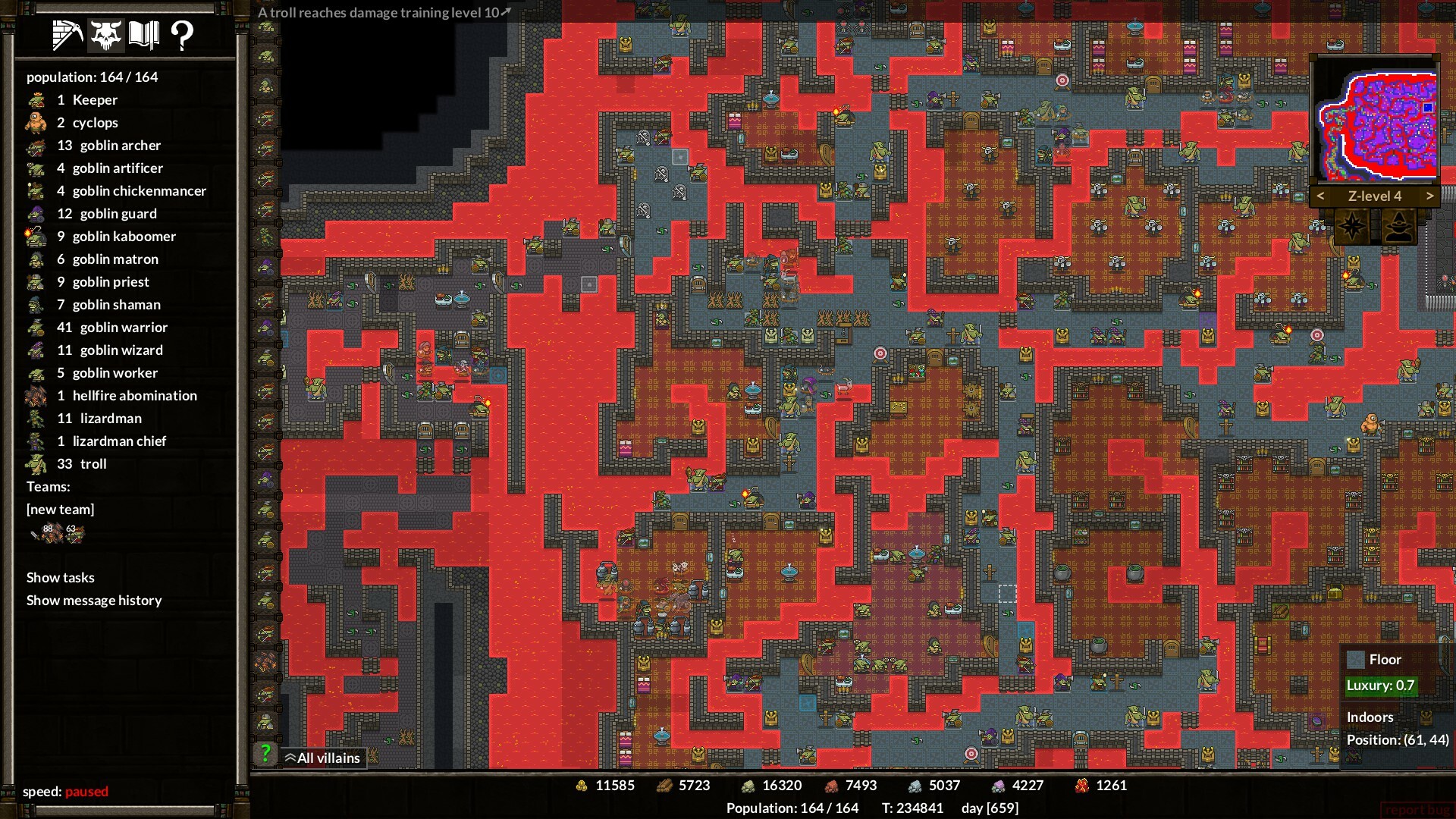 Скриншот: KeeperRL