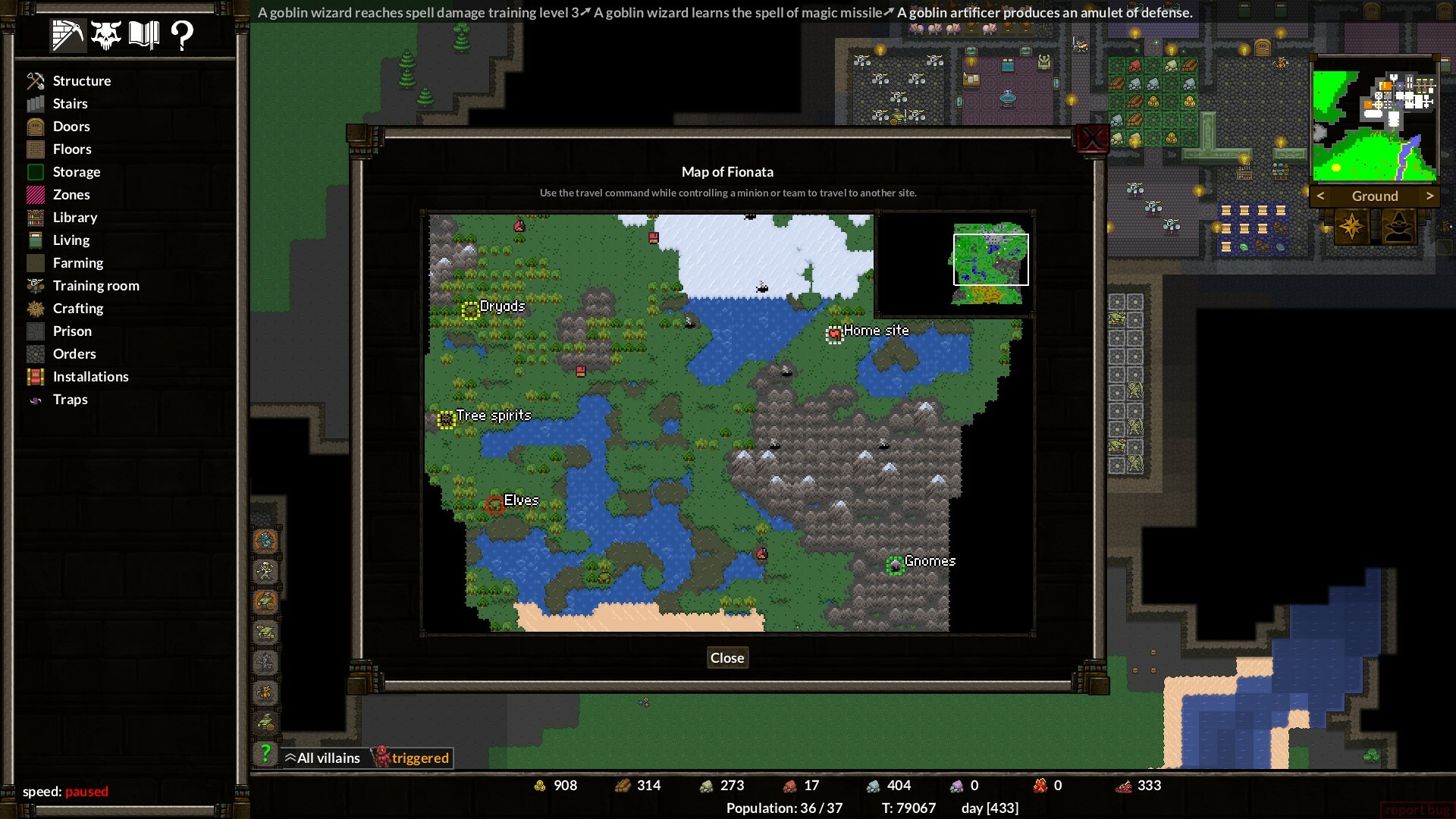 Скриншот: KeeperRL