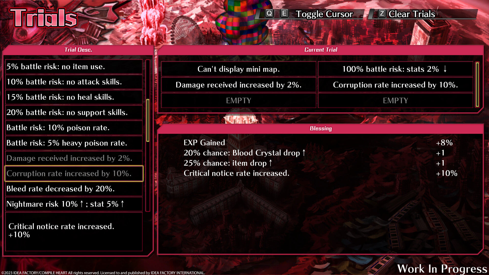 Скриншот: Mary Skelter Finale