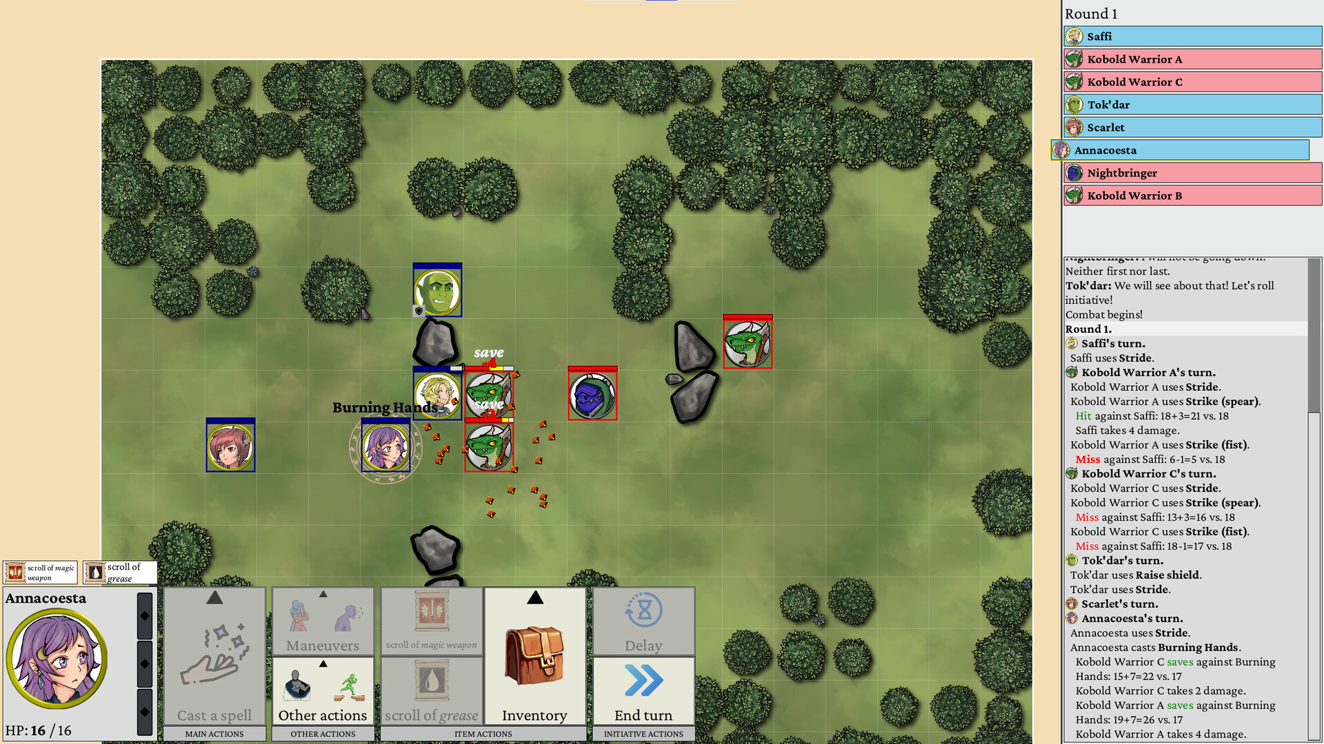 Скриншот: Dawnsbury Days