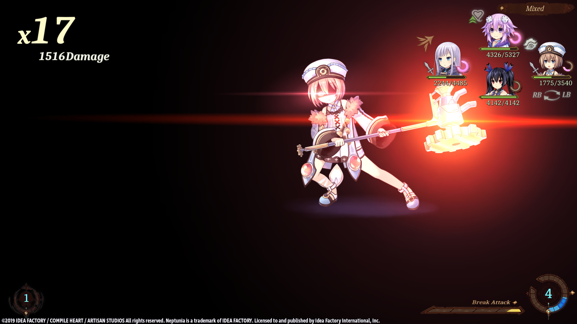 Скриншот: Super Neptunia RPG