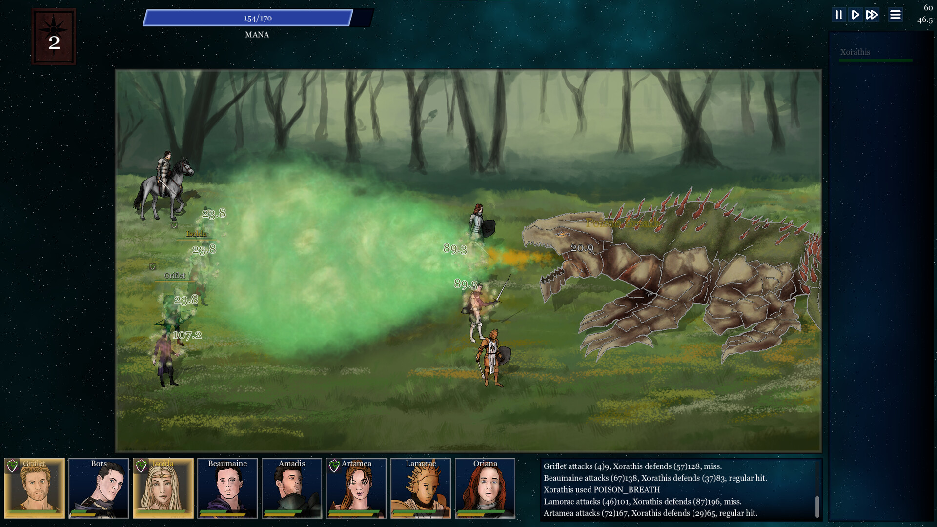 Скриншот: Grand Fantasy Heroes