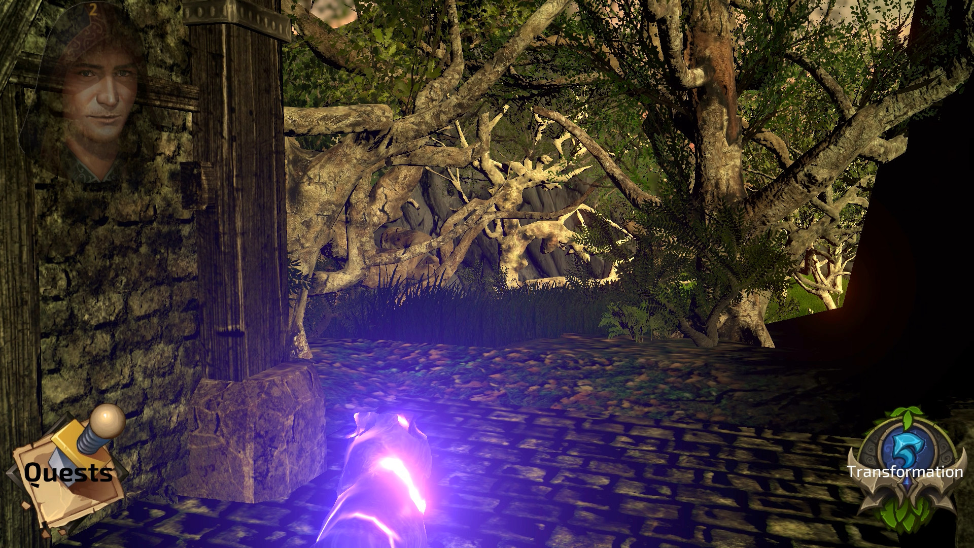 Скриншот: The Monk and the Warrior. The Heart of the King.