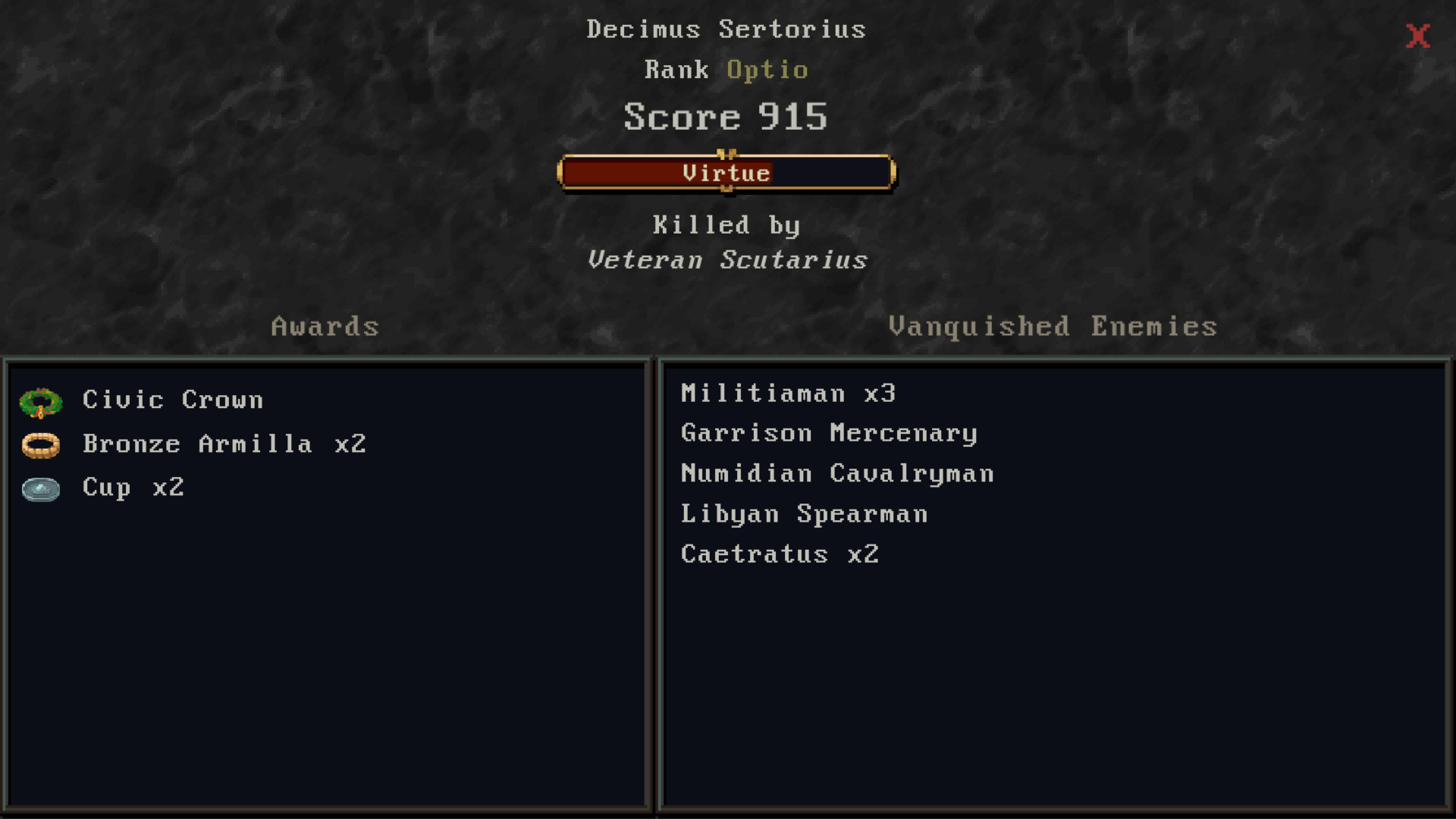 Скриншот: A Legionary's Life