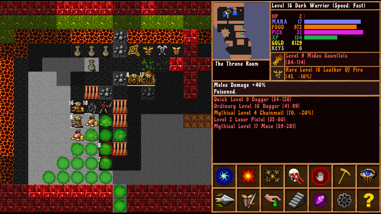 Скриншот: The Curse Of Yendor