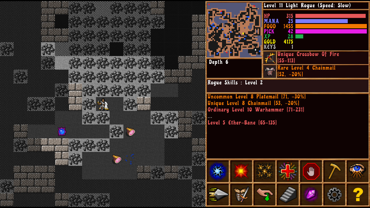 Скриншот: The Curse Of Yendor