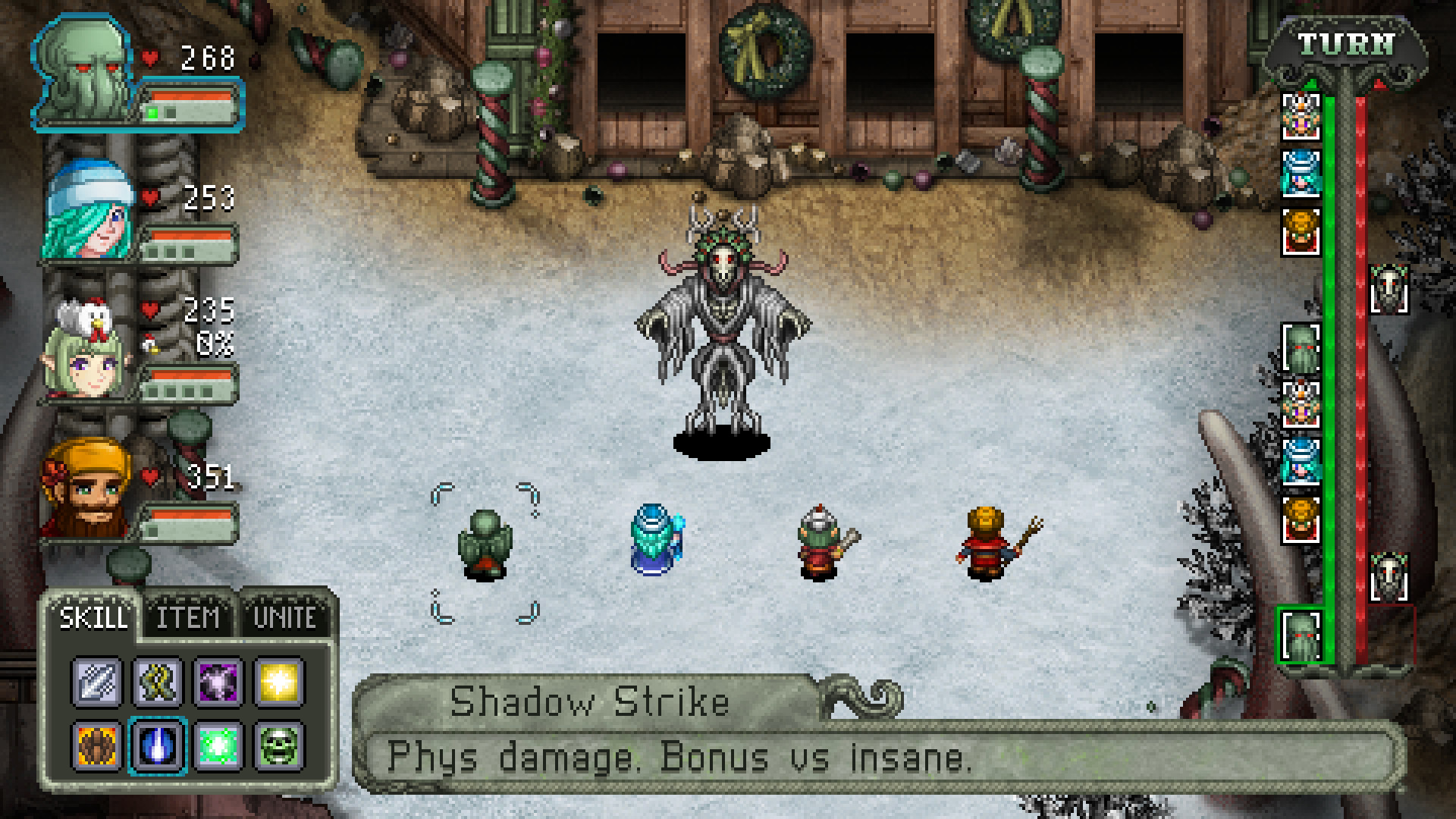 Скриншот: Cthulhu Saves Christmas