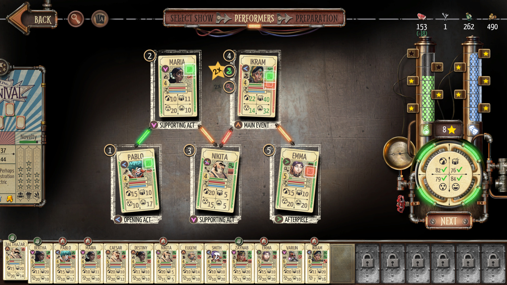 Скриншот: Circus Electrique