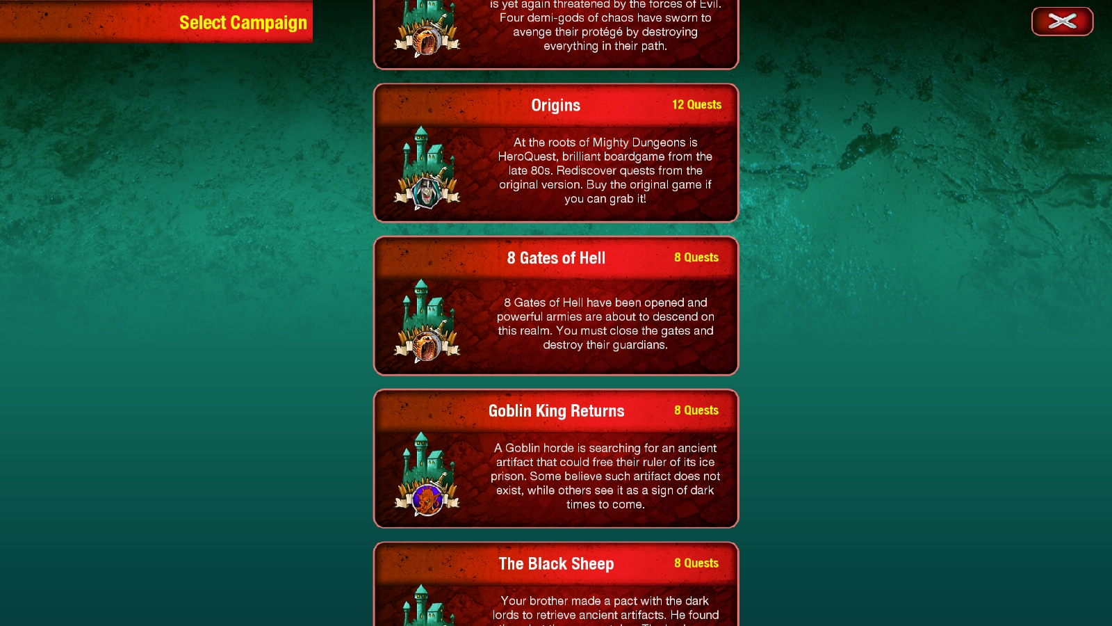 Скриншот: Mighty Dungeons