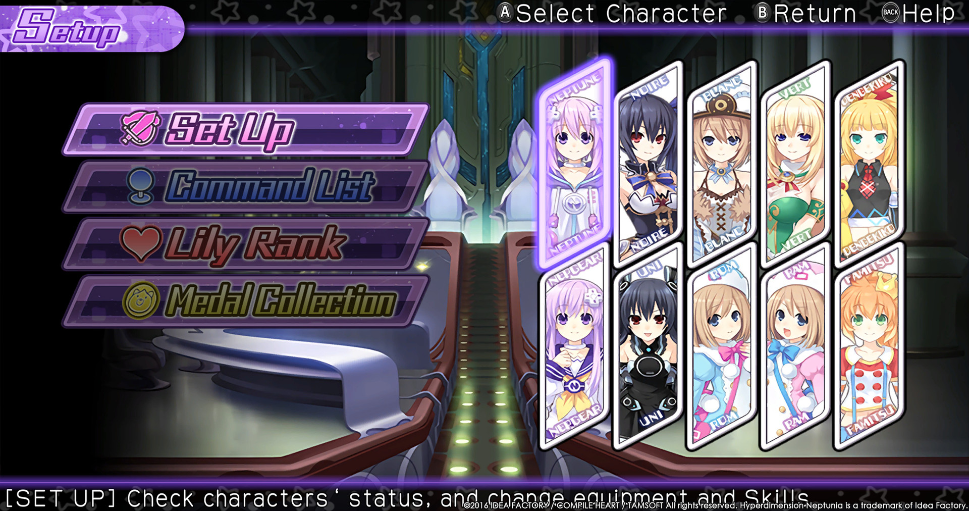 Скриншот: Hyperdimension Neptunia U: Action Unleashed