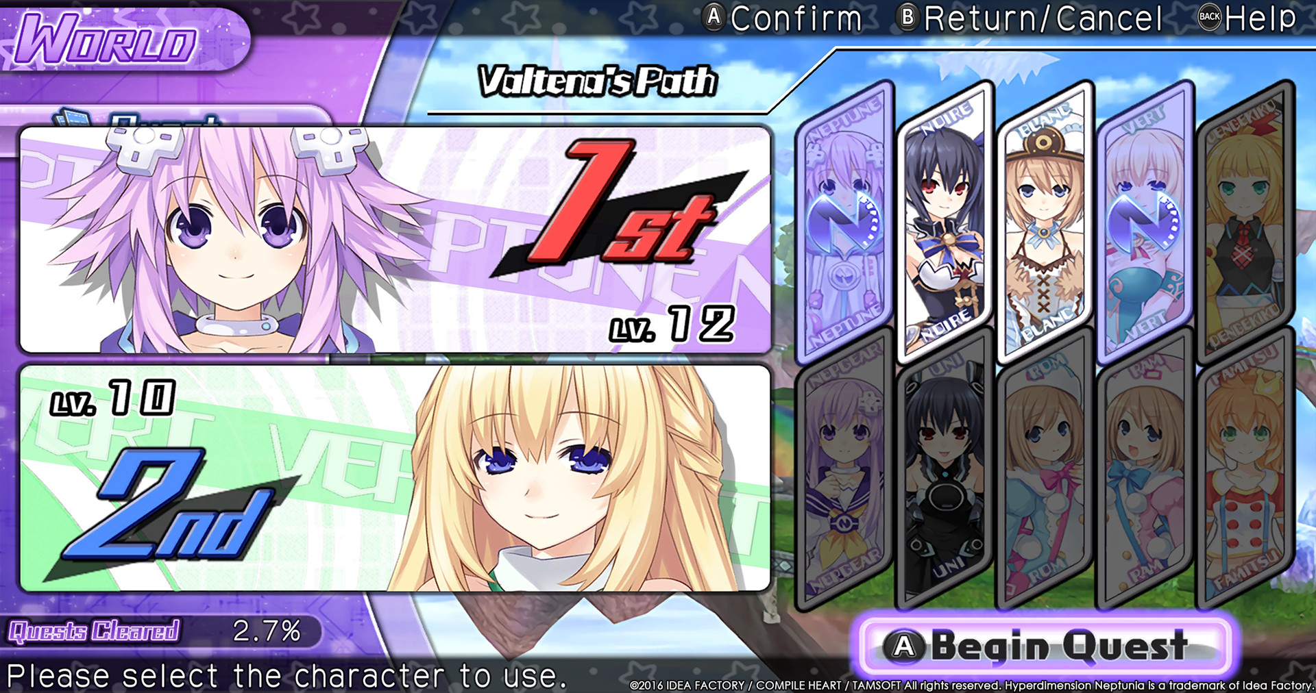 Скриншот 6: Hyperdimension Neptunia U: Action Unleashed