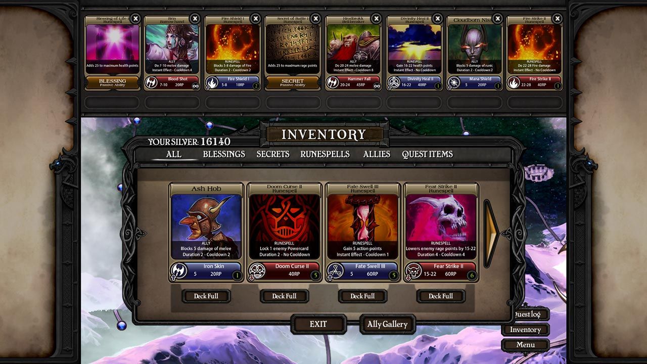 Скриншот: Runespell: Overture