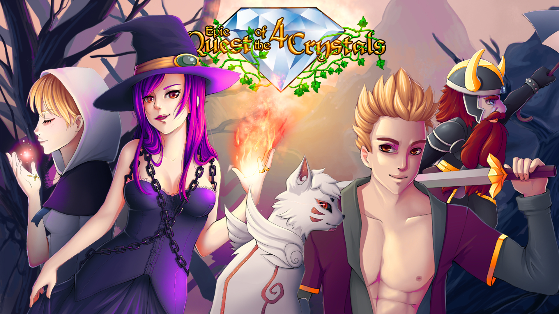 Скриншот: Epic Quest of the 4 Crystals