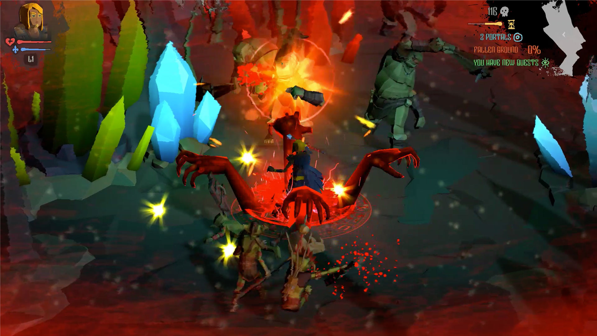 Скриншот: Crumbling World