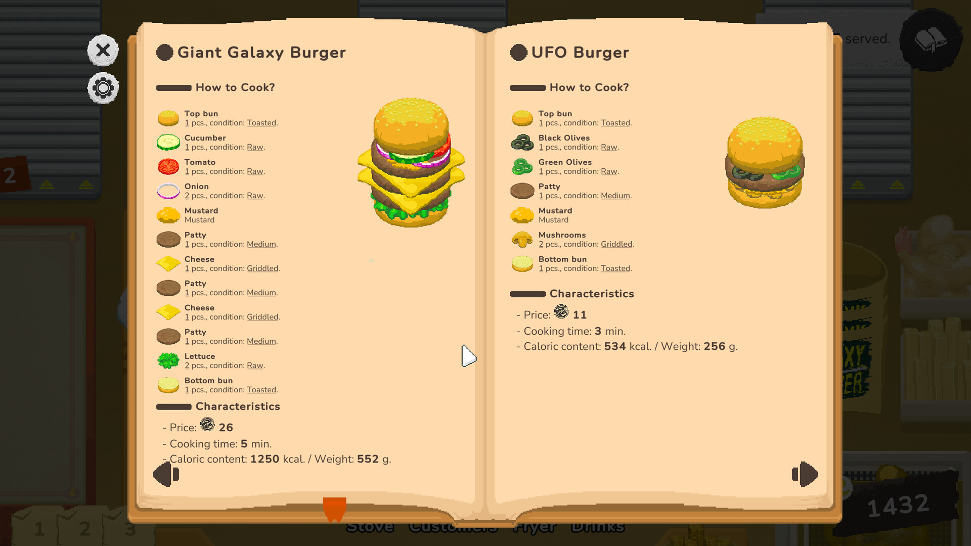 Скриншот: Galaxy Burger