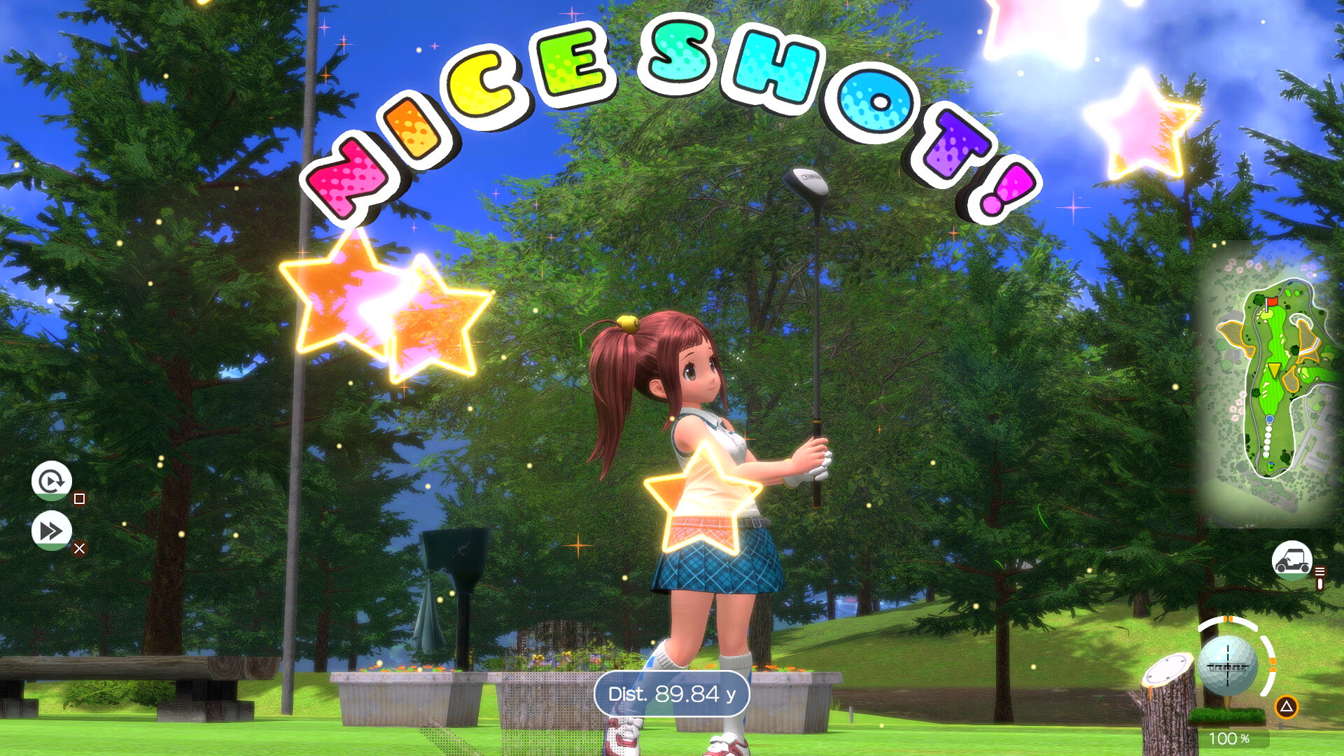 Скриншот: EVERYBODY'S GOLF HOT SHOTS