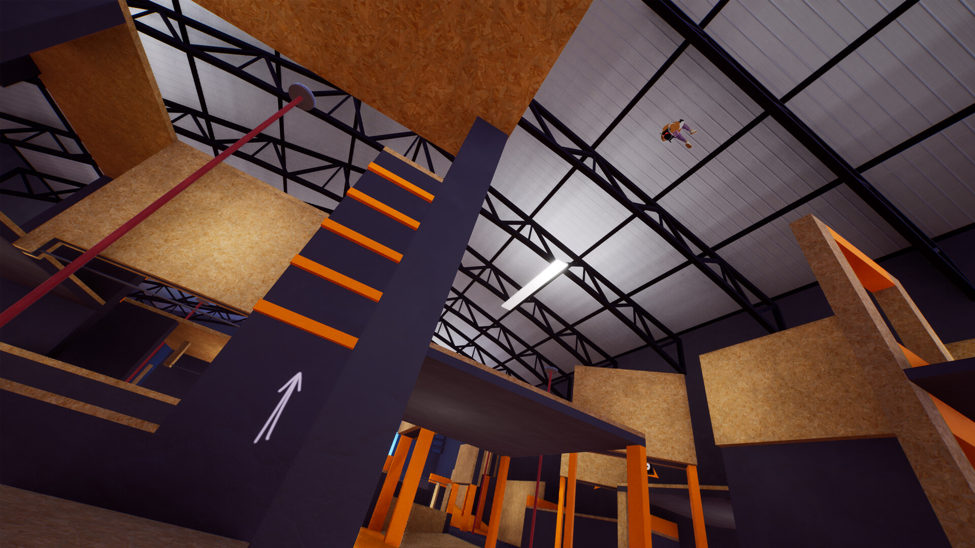 Скриншот: Rooftops & Alleys: The Parkour Game