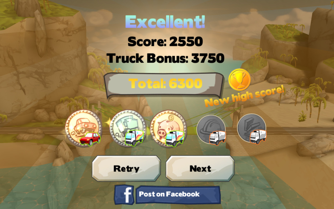 Скриншот: Bridge Constructor Playground