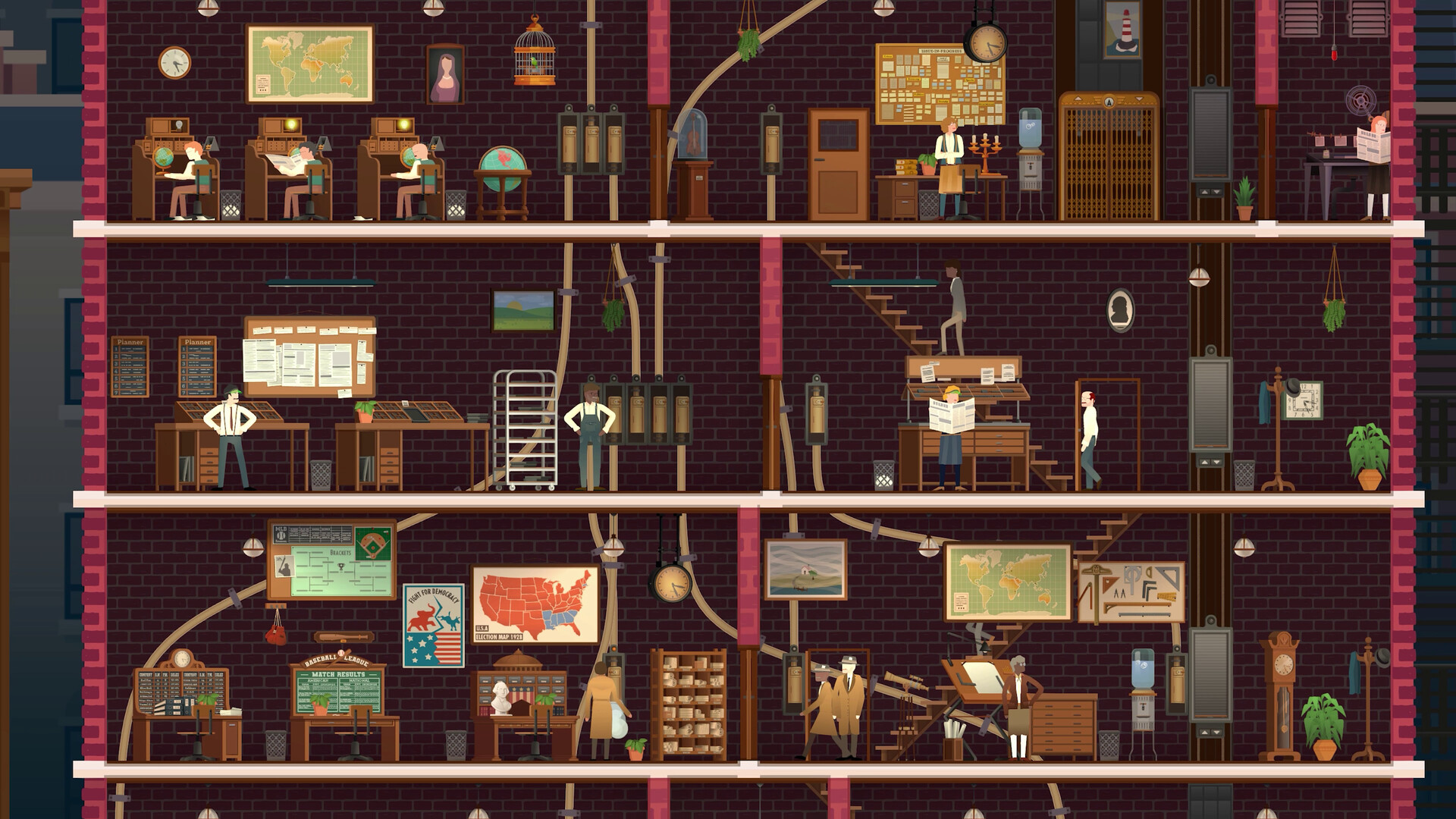 Скриншот: News Tower