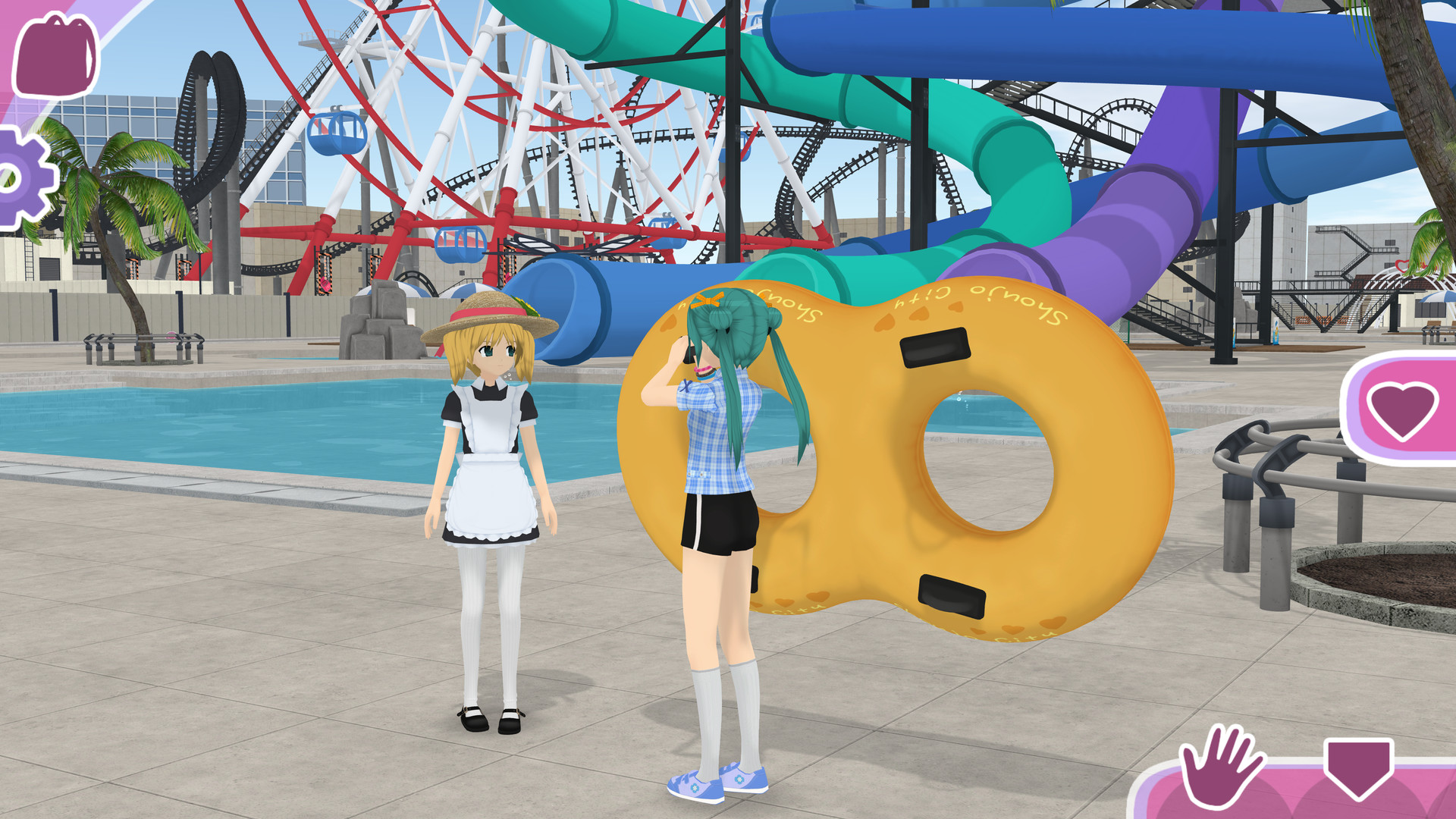 Скриншот: Shoujo City