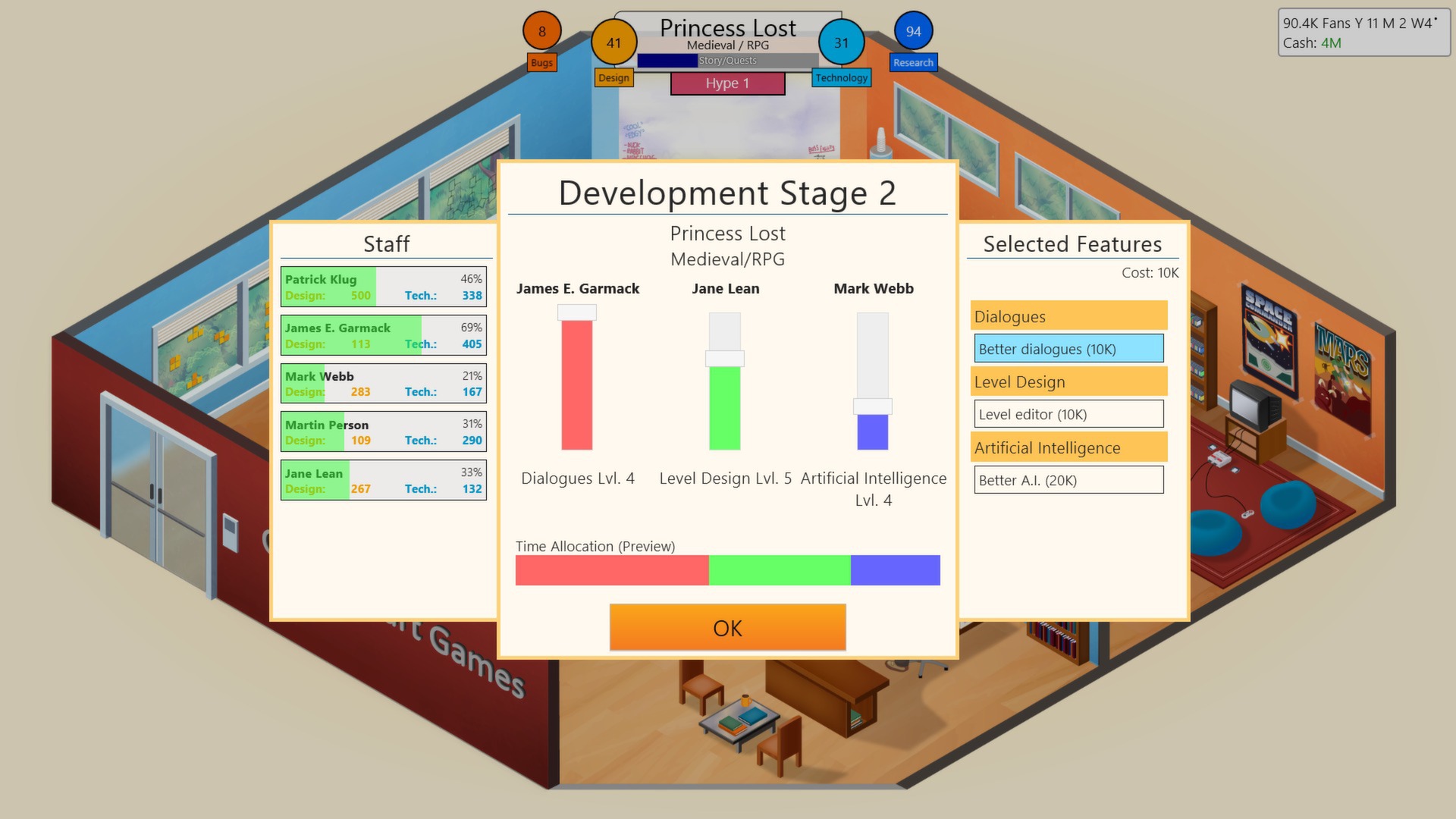 Скриншот: Game Dev Tycoon