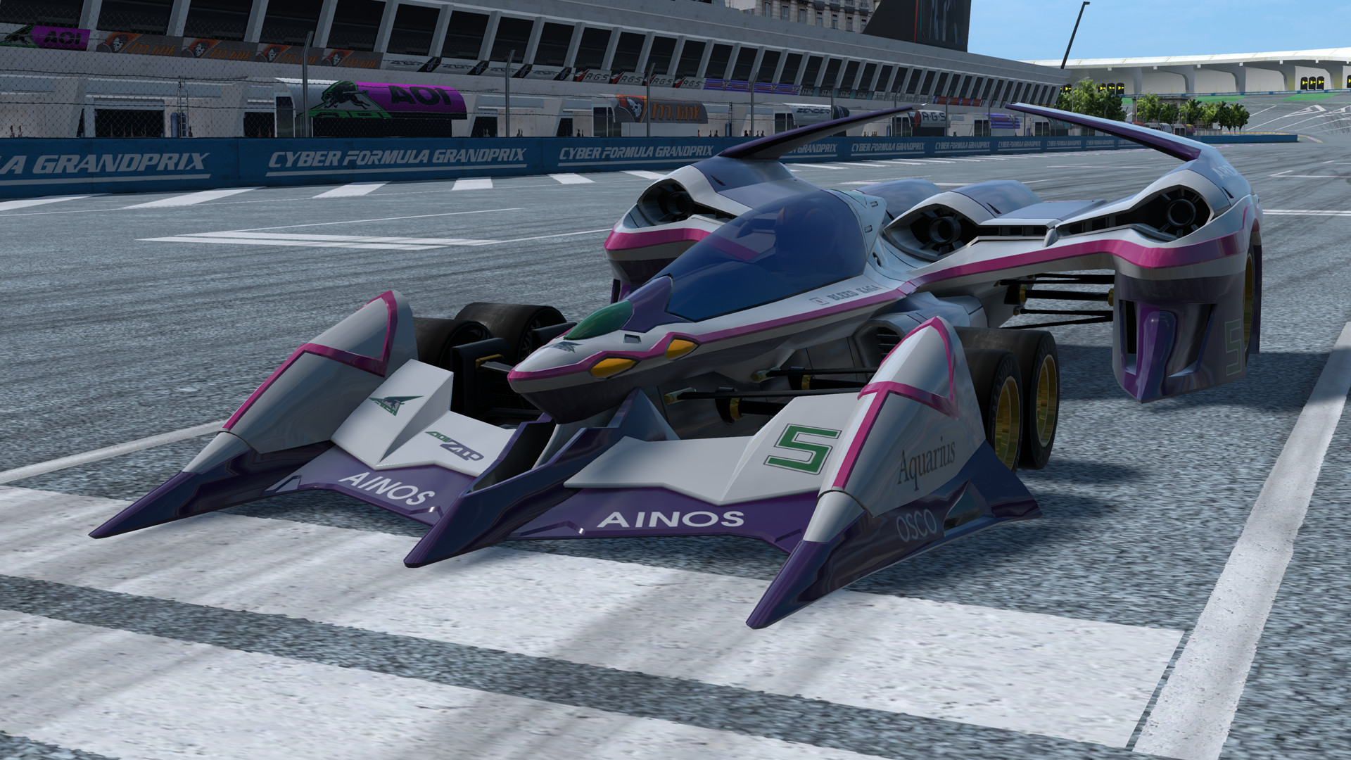 Скриншот: FUTURE GPX CYBER FORMULA SIN VIER