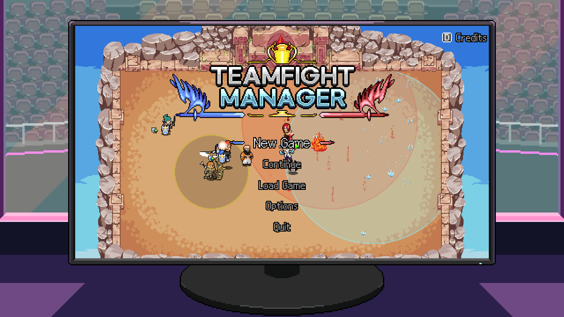 Скриншот: Teamfight Manager