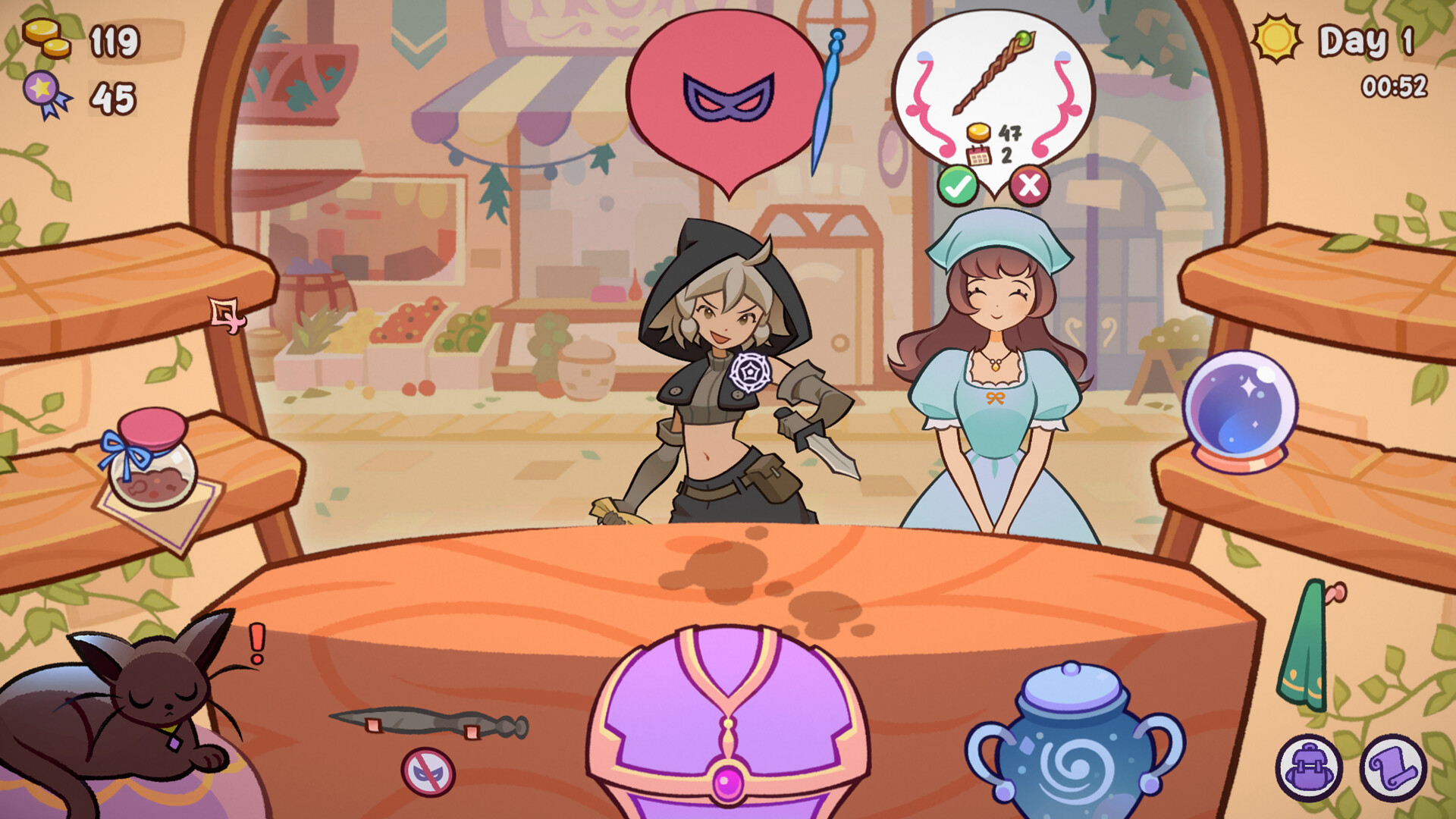 Скриншот: Witchy Business