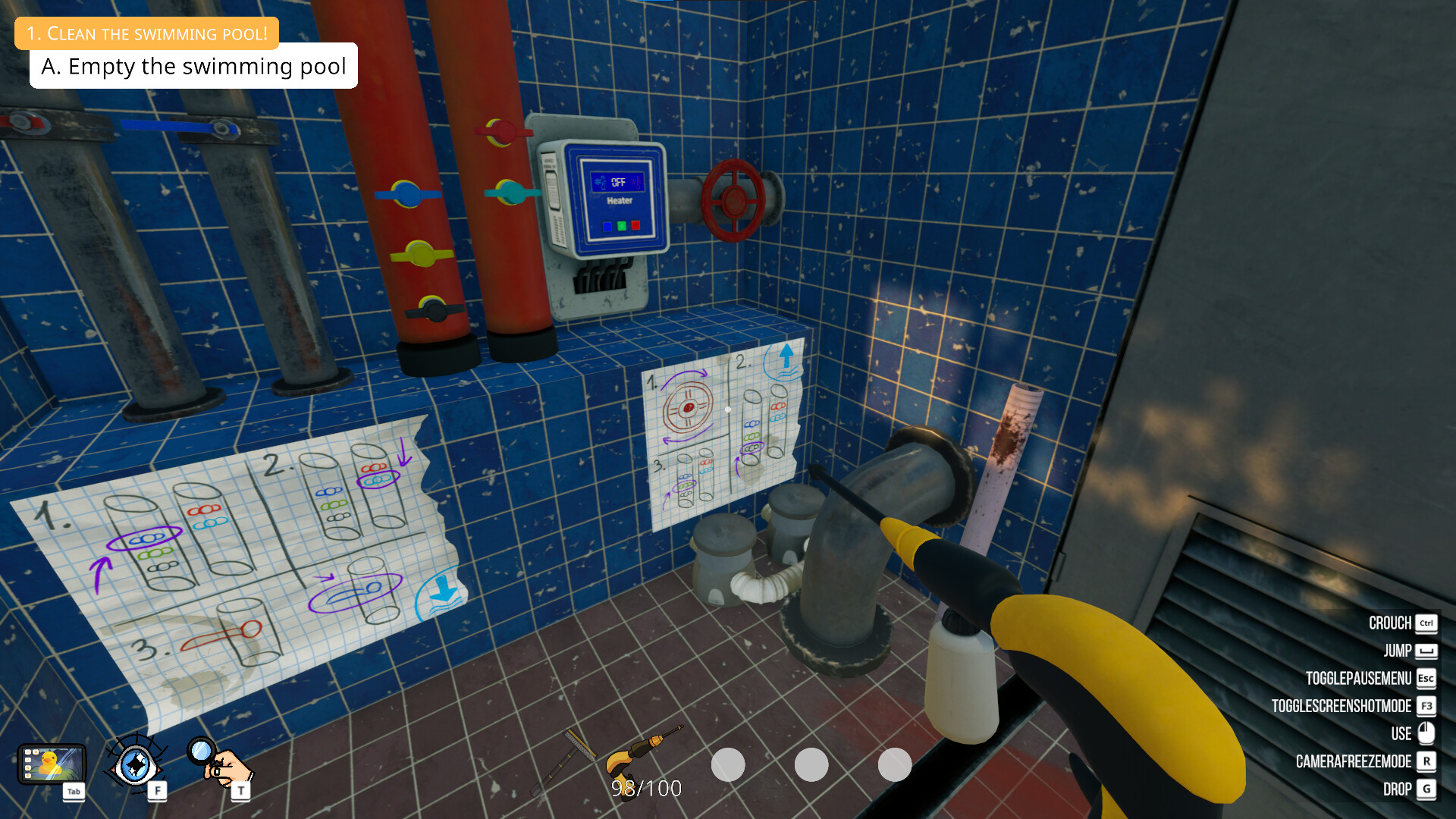 Скриншот: Pool Cleaning Simulator