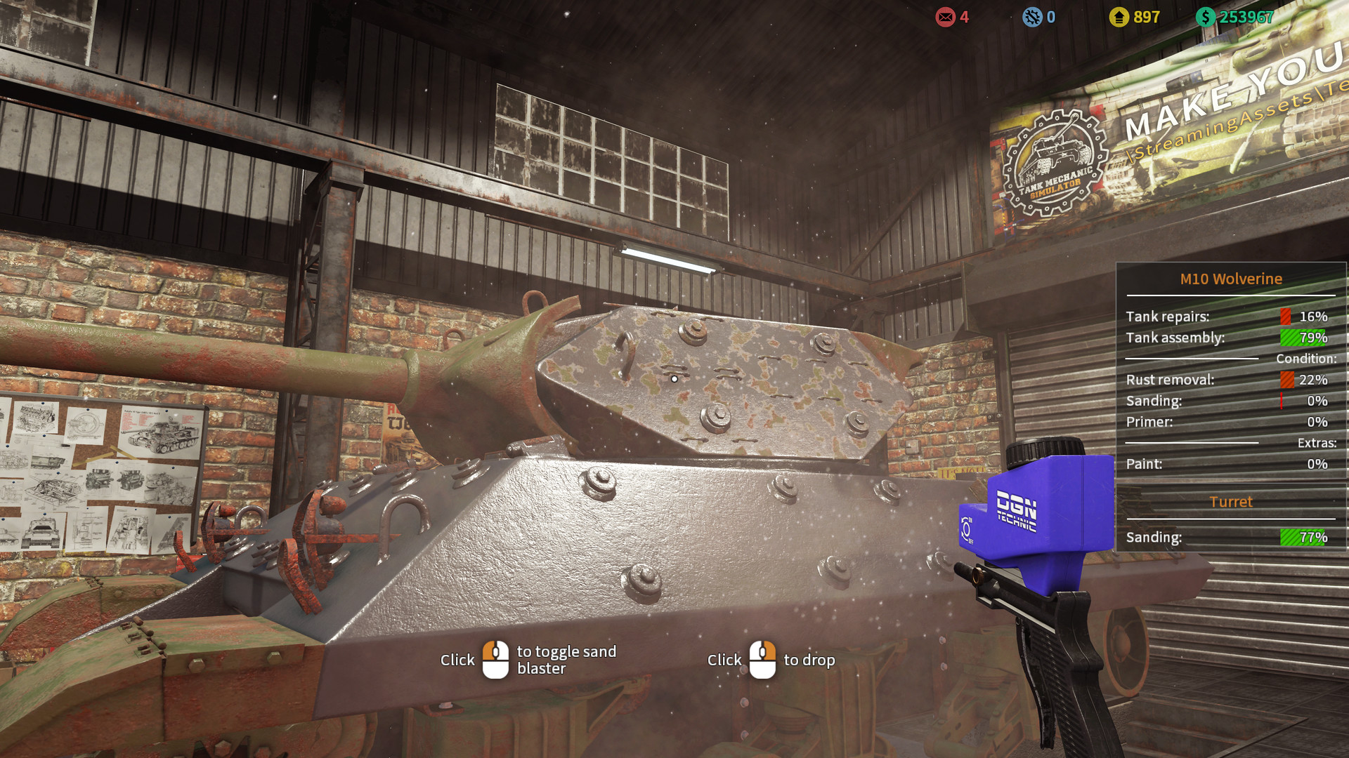 Скриншот 29: Tank Mechanic Simulator