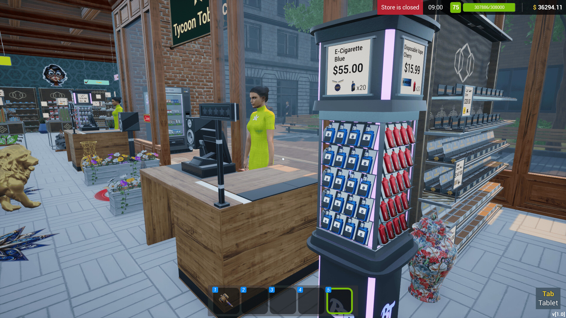 Скриншот: Tobacco Shop Simulator