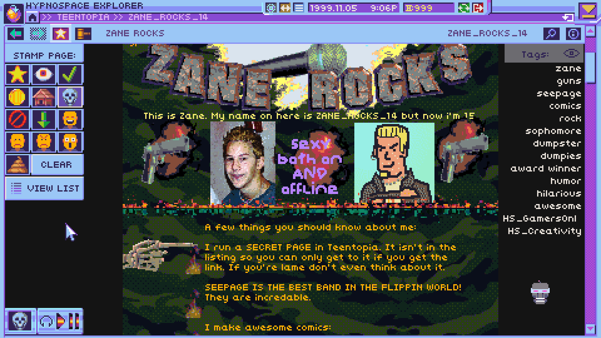 Скриншот: Hypnospace Outlaw