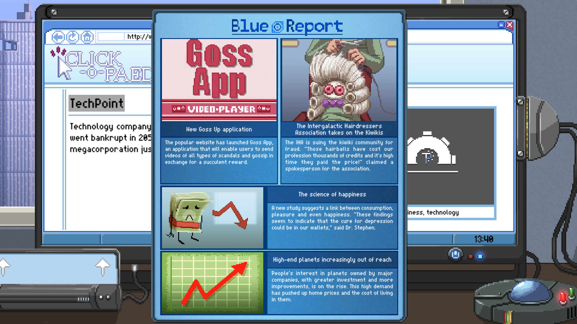 Скриншот: Do Not Feed the Monkeys 2099