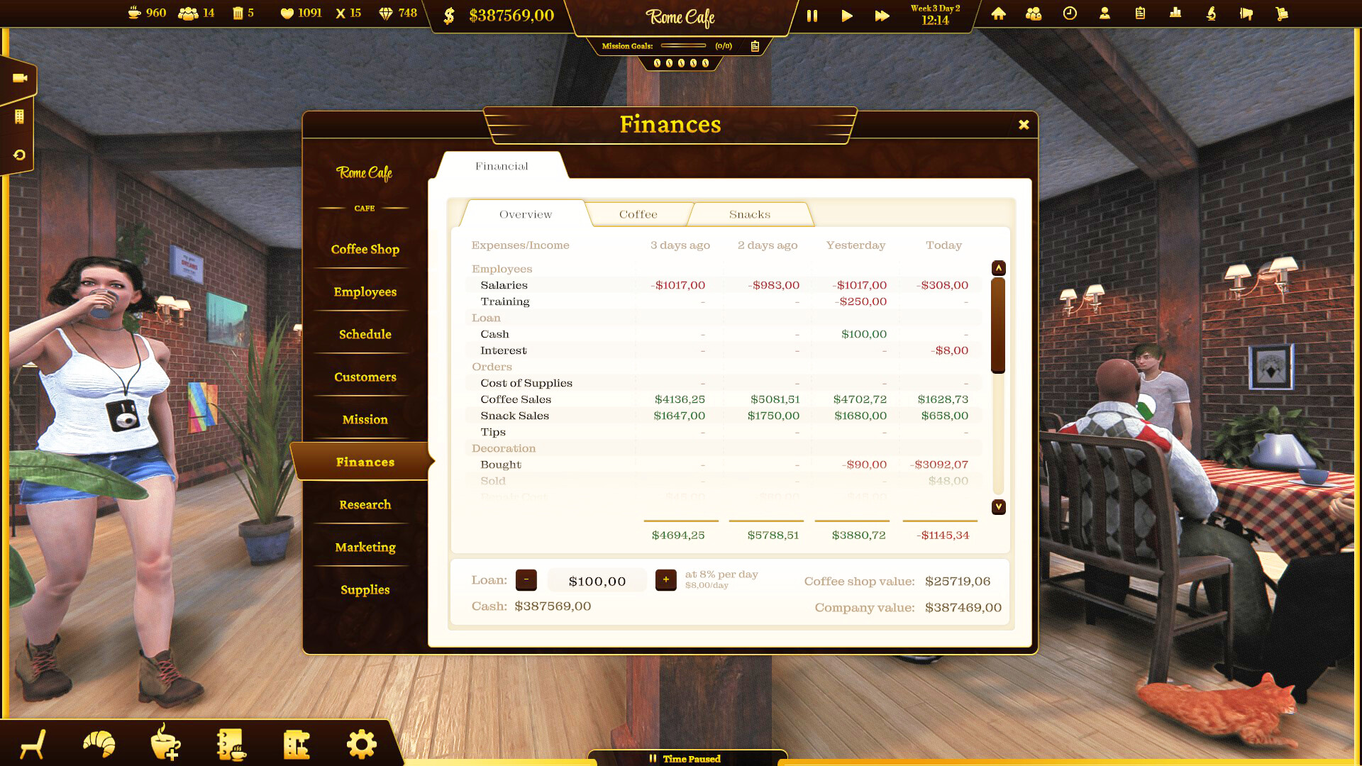 Скриншот 16: Espresso Tycoon