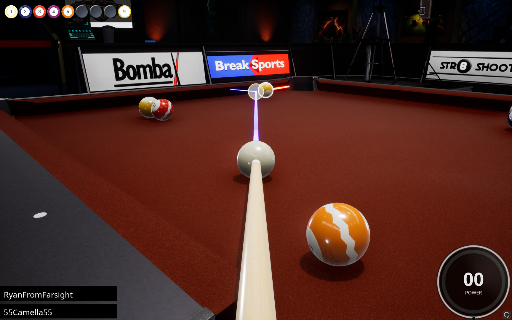 Скриншот: Brunswick Pro Billiards