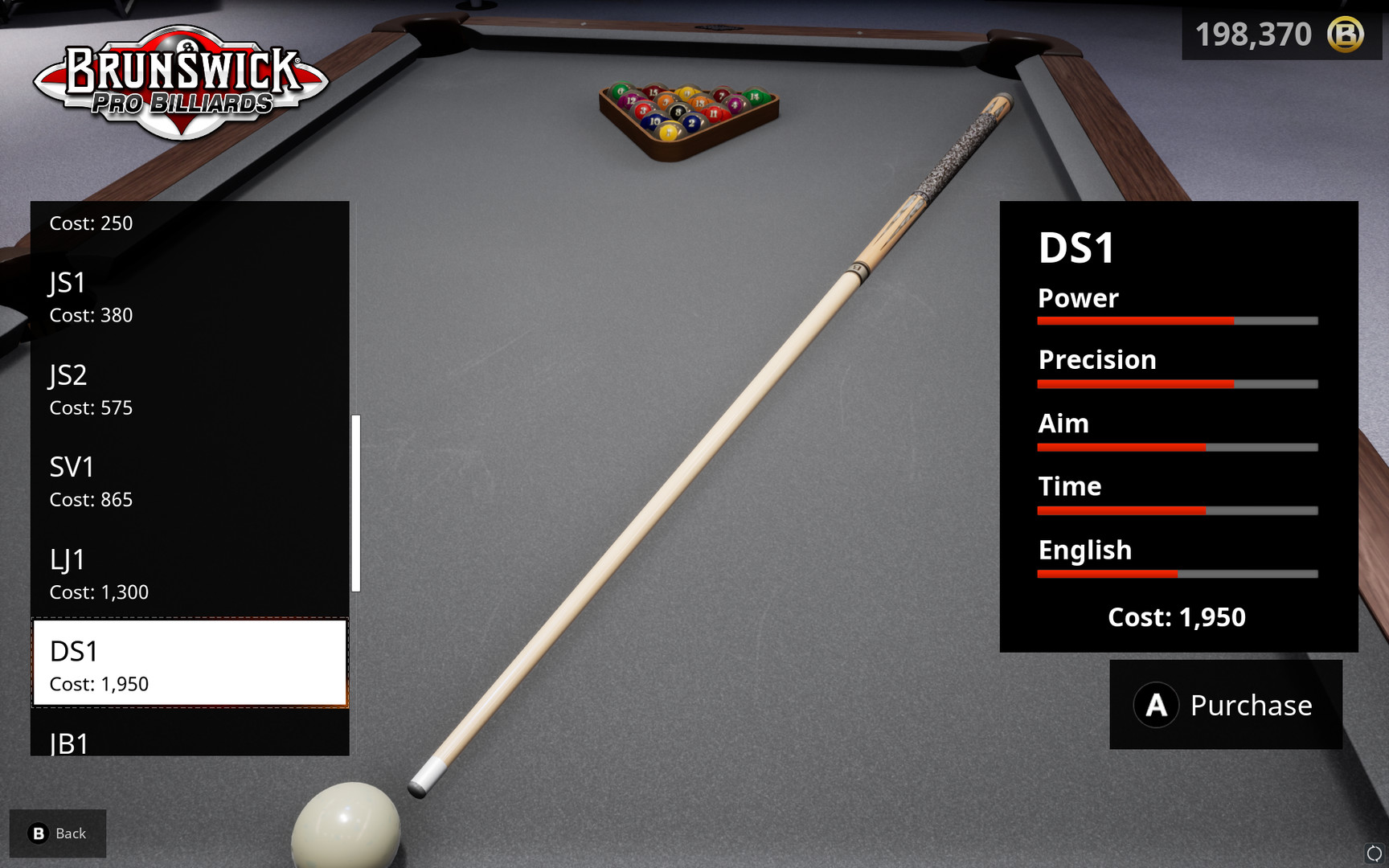Скриншот: Brunswick Pro Billiards