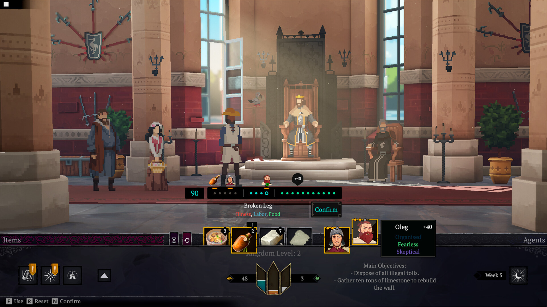 Скриншот: Yes, Your Grace 2: Snowfall