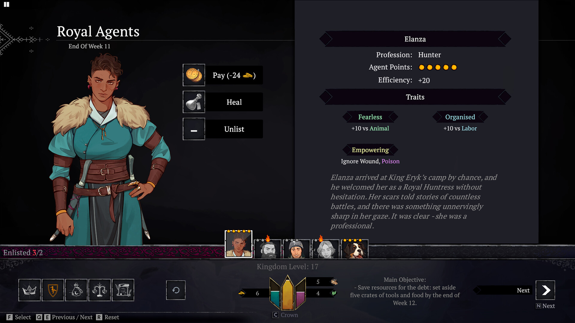 Скриншот: Yes, Your Grace 2: Snowfall