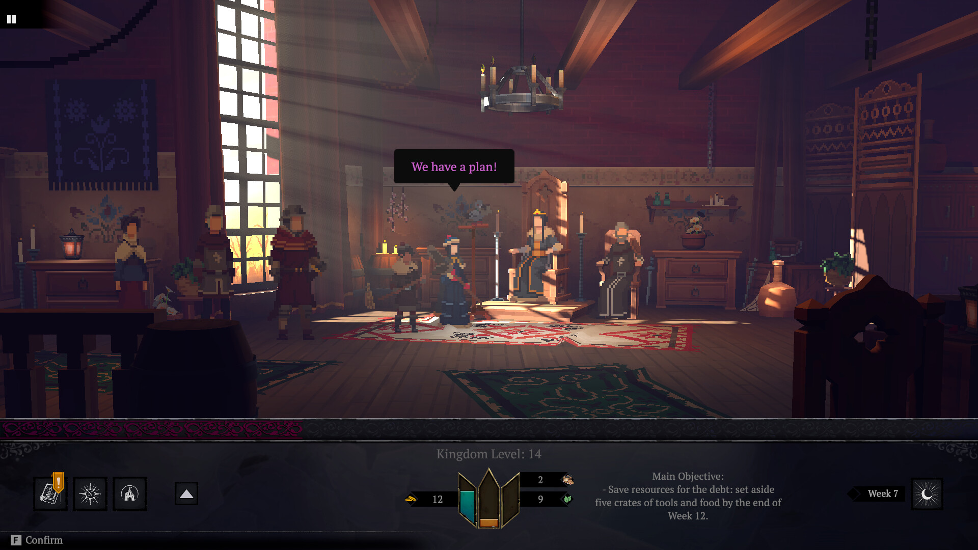 Скриншот: Yes, Your Grace 2: Snowfall