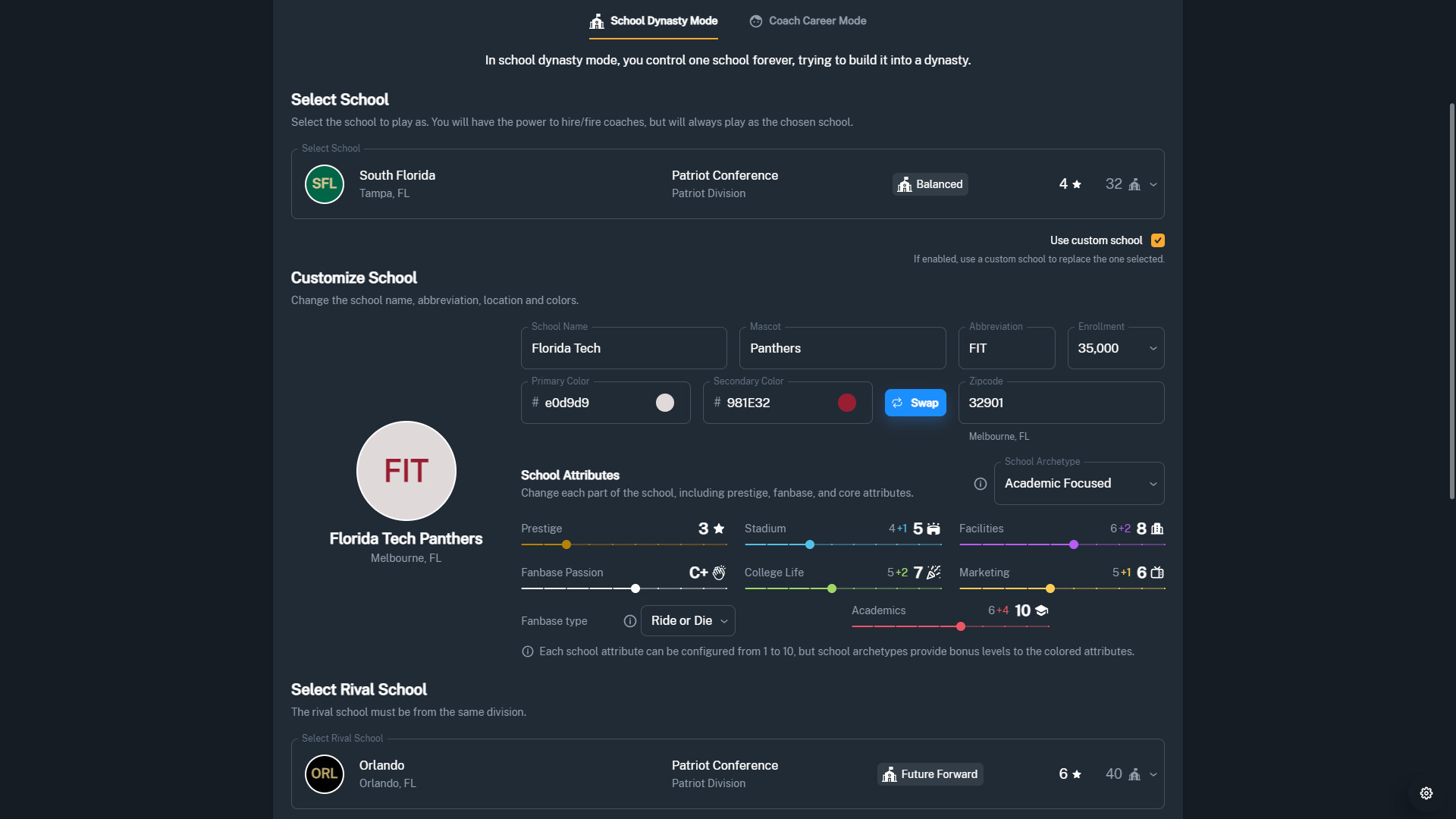 Скриншот 20: Football Coach: College Dynasty